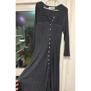 Boston Proper Full length full sleeve cotton dress